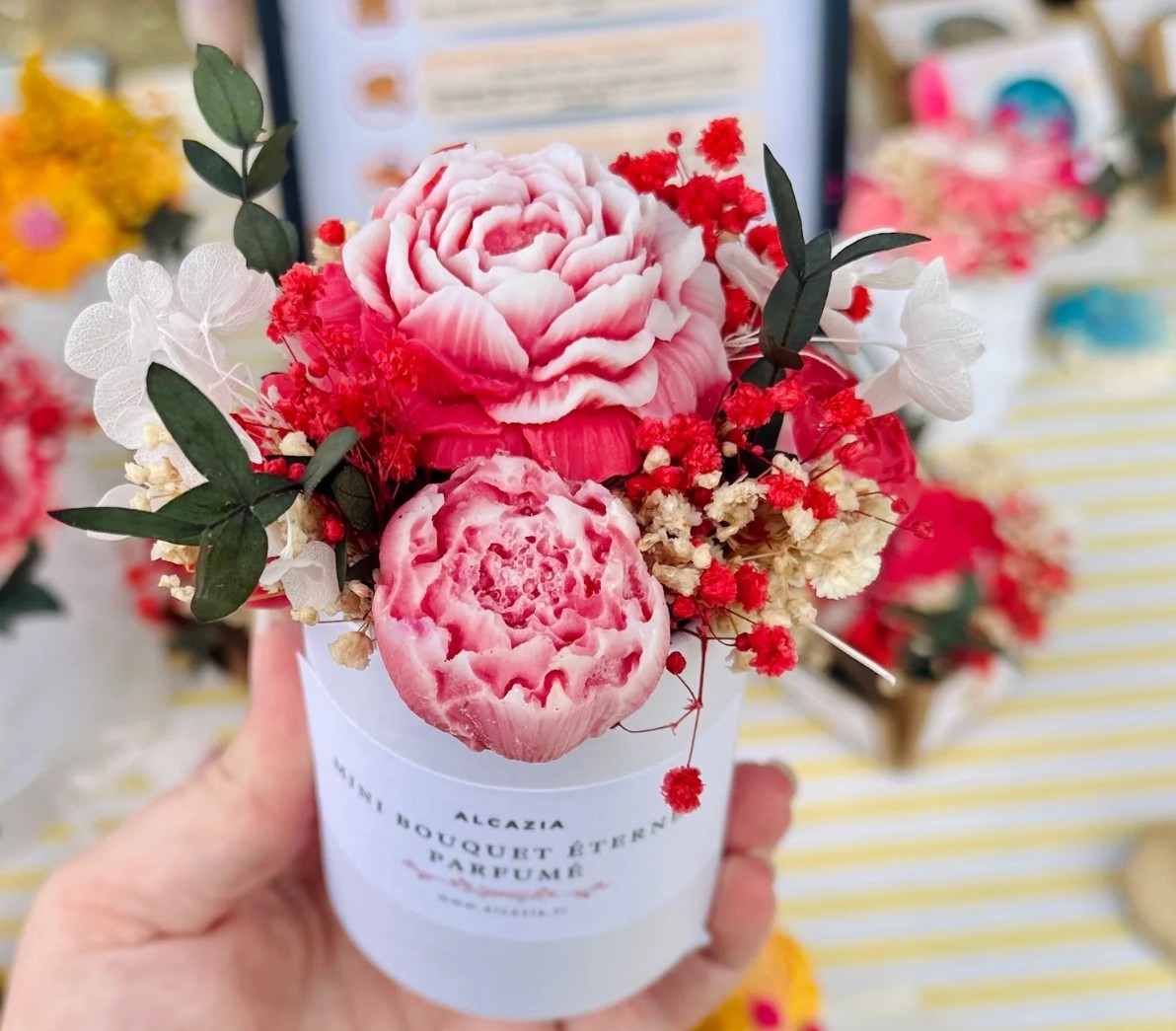 Alcazia – Ewiger Blumenstrauß, Duftwachs