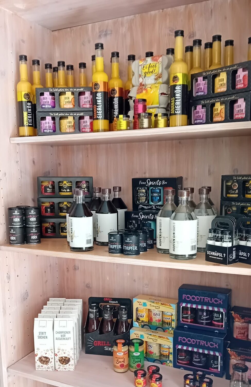 Regionale Feinkost, Altenburger Senf, Eierlikör